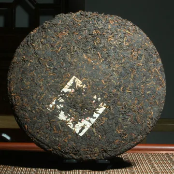 景真茶厂2006年宫廷普洱熟饼 357克/饼 图2
