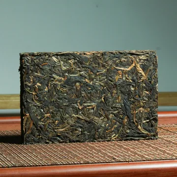 【新品特惠，买一送一】2008年九畹茶厂 易武老生砖 250克/砖 图2