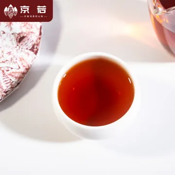 【新品特惠】南糯山半坡老寨口粮茶普洱熟茶 200克/饼 图5