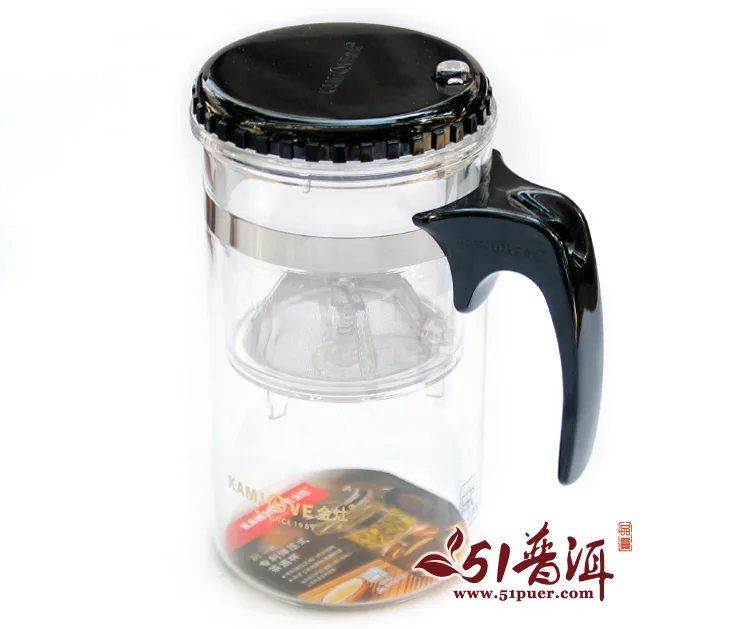 金灶 专利弹压式茶道杯 TP-160/飘逸杯(500毫升） 内赠茶匙1支 图4