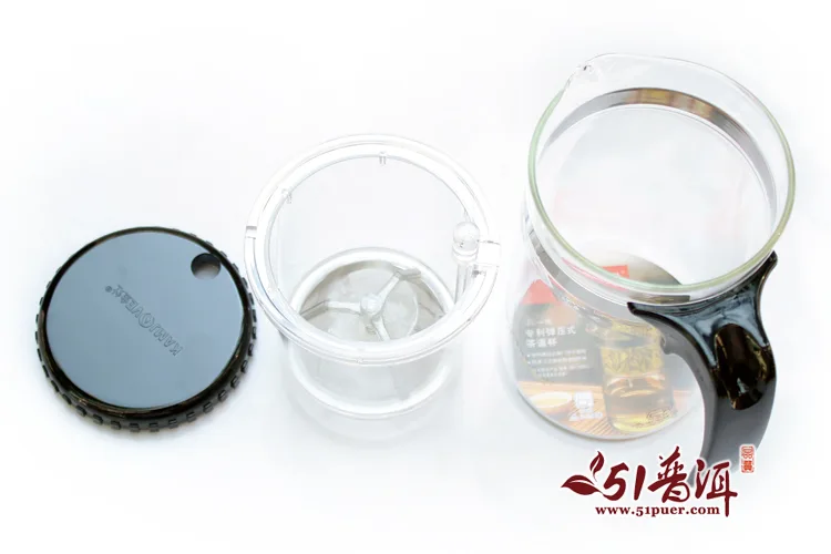 金灶 专利弹压式茶道杯 TP-160/飘逸杯(500毫升） 内赠茶匙1支 图6