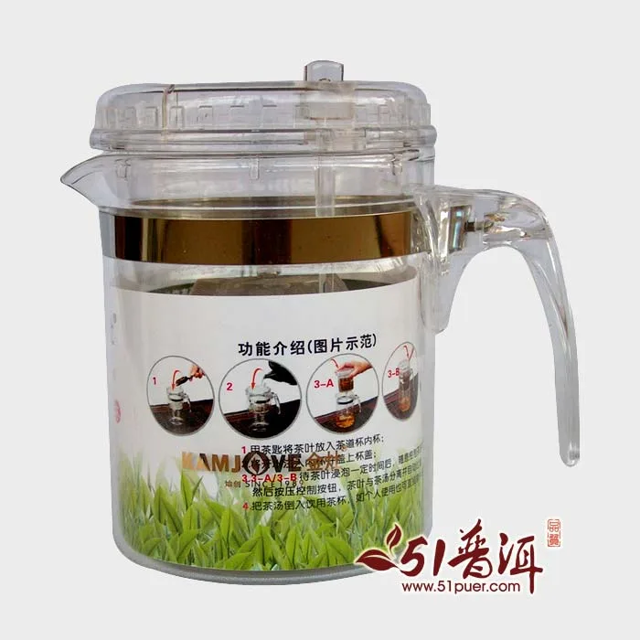 金灶 专利弹压式茶道杯 TP-140/飘逸杯(300毫升) 内赠茶匙1支 图2