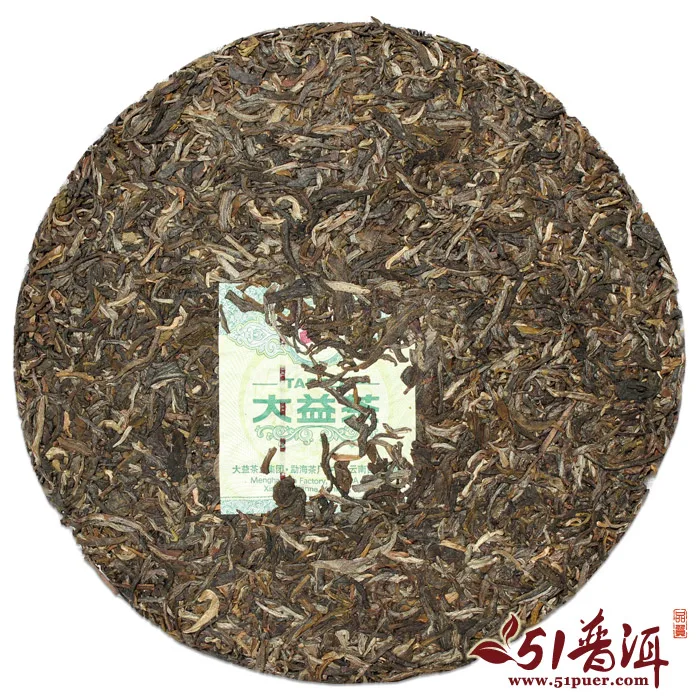大益  7532  普洱茶 生茶  2012年/357克/饼 201批 青饼 图3