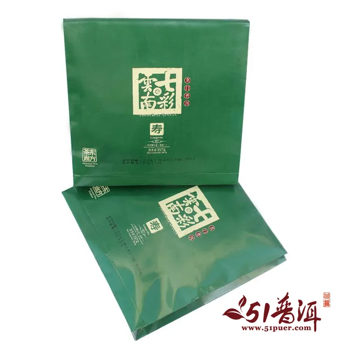 【已售馨】七彩云南 寿 普洱茶 熟饼 2011年/357克/饼 图7